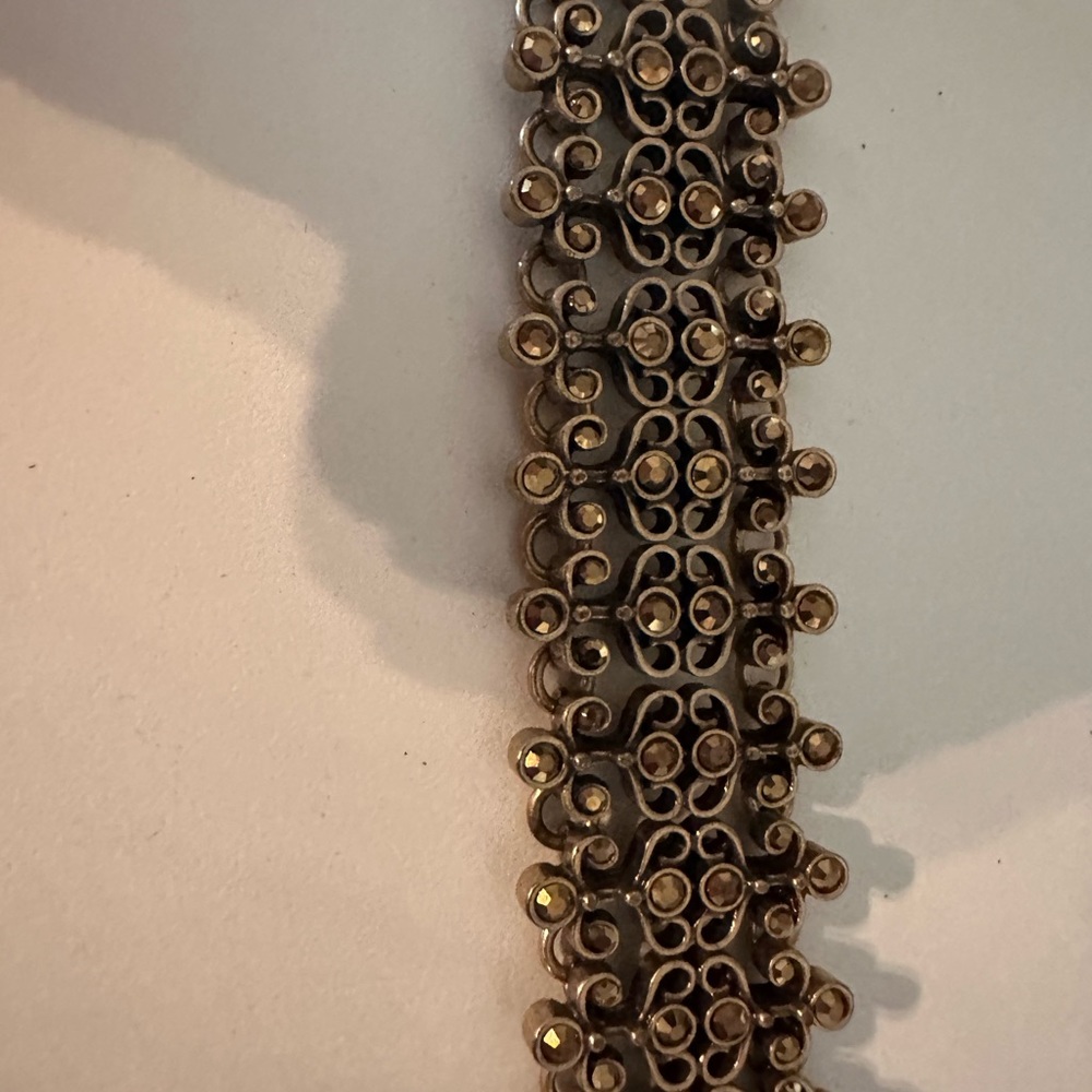 Gold and jewel bracelet.  Very cute.